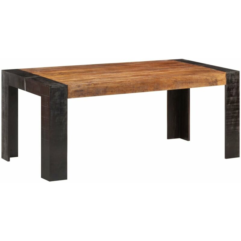 

Mesa de comedor de madera maciza de mango 180x90x76 cm