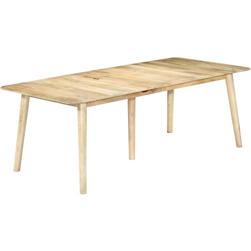 

Vidaxl - Mesa de comedor de madera maciza de mango 220x100x76 cm - Marrón