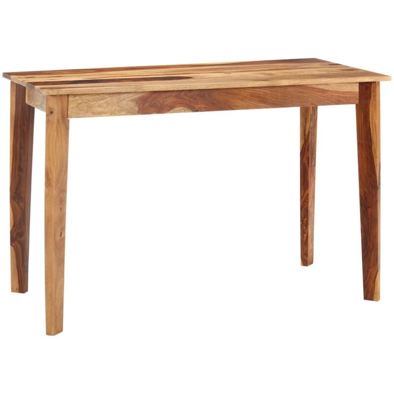 

vidaXL Mesa de comedor de madera maciza de sheesham 118x60x76 cm - Marrón