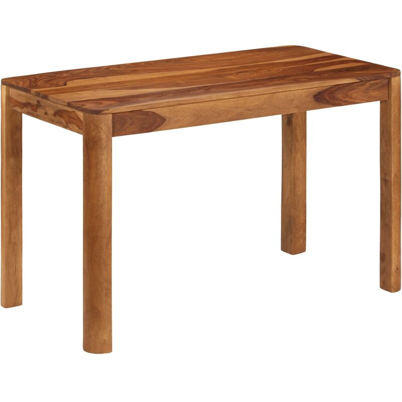 

Mesa de comedor de madera maciza de sheesham 120x60x76 cm