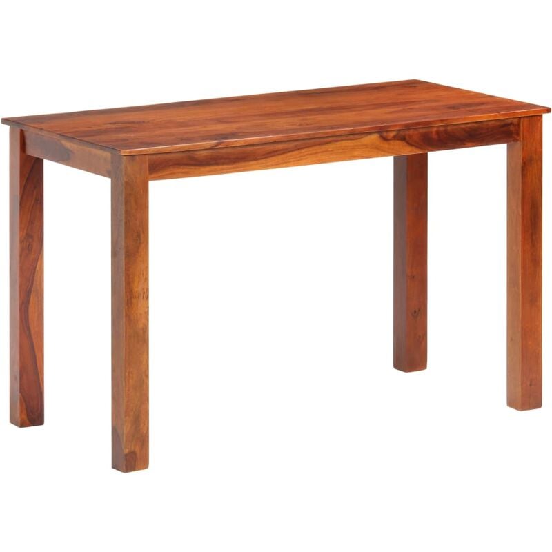 

Mesa de comedor de madera maciza de sheesham 120x60x76 cm - Marrón