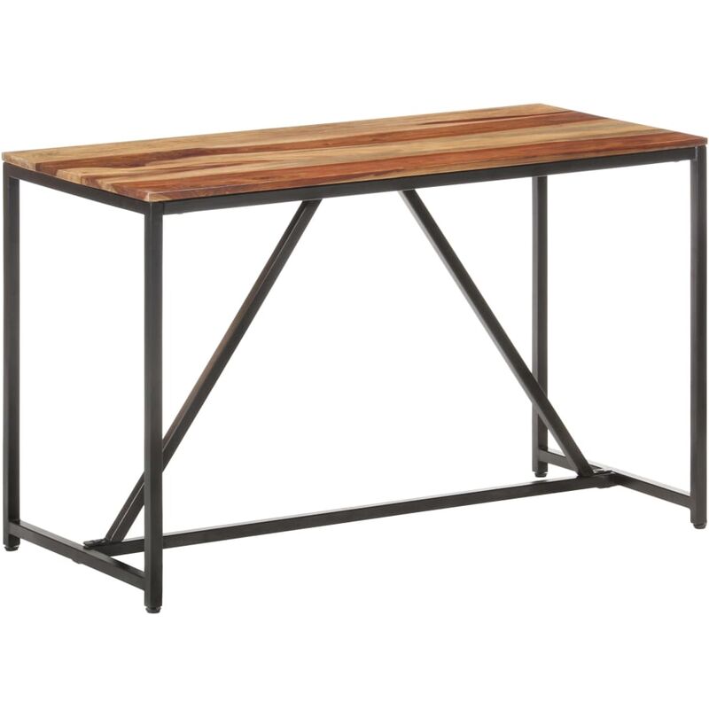 

Mesa de comedor de madera maciza de sheesham 120x60x76 cm