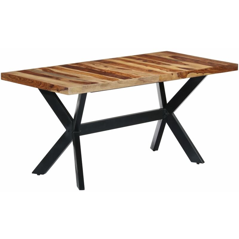 

BHD - Mesa de comedor de madera maciza de sheesham 160x80x75 cm