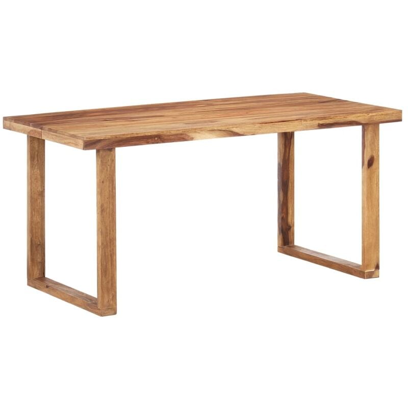 

Mesa de comedor de madera maciza de sheesham 160x80x76 cm