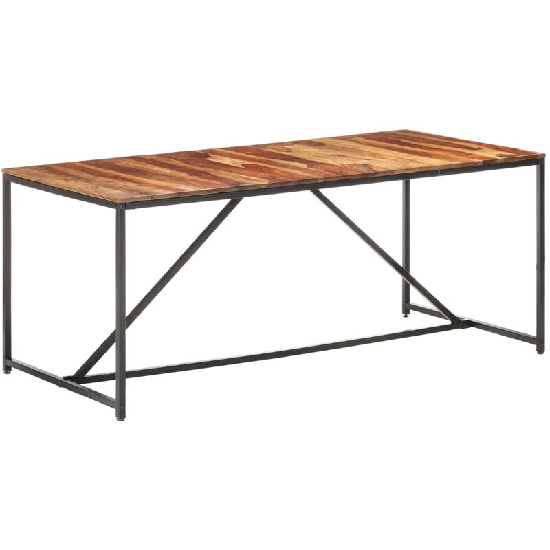 

BHD - Mesa de comedor de madera maciza de sheesham 180x90x76 cm