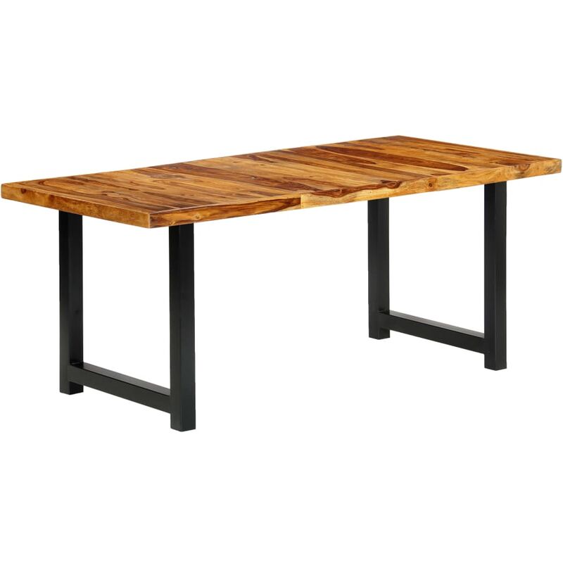 

BHD - Mesa de comedor de madera maciza de sheesham 180x90x76 cm