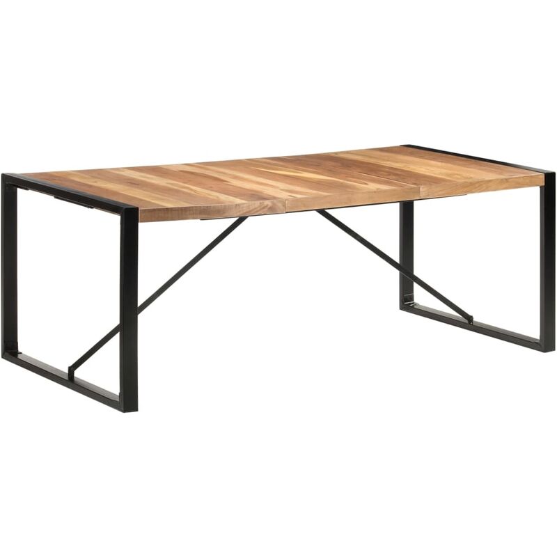 

BHD - Mesa de comedor de madera maciza de sheesham 200x100x75 cm