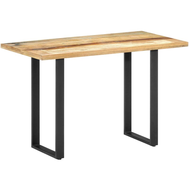 

Mesa de comedor de madera maciza reciclada 120x60x76 cm - Multicolor