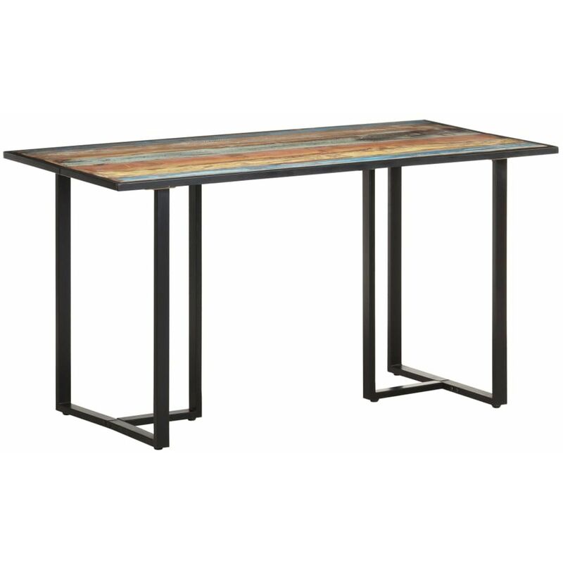 

Happyshopping - Mesa de comedor de madera maciza reciclada 140 cm
