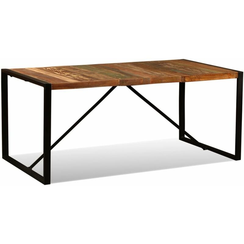 

BHD - Mesa de comedor de madera maciza reciclada 180 cm