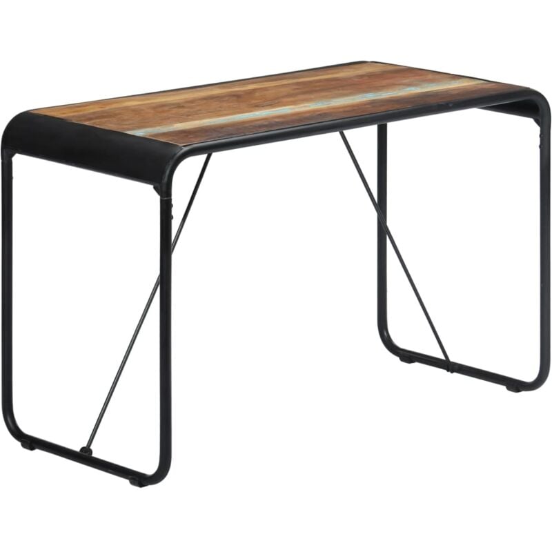 

vidaXL Mesa de Comedor de Madera Maciza Reciclada 118x60x76 cm - Multicolor
