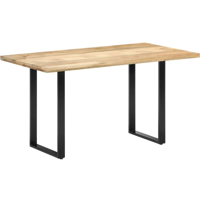 

vidaXL Mesa de Comedor de Madera Maciza de Mango 140x70x76 cm - Multicolor