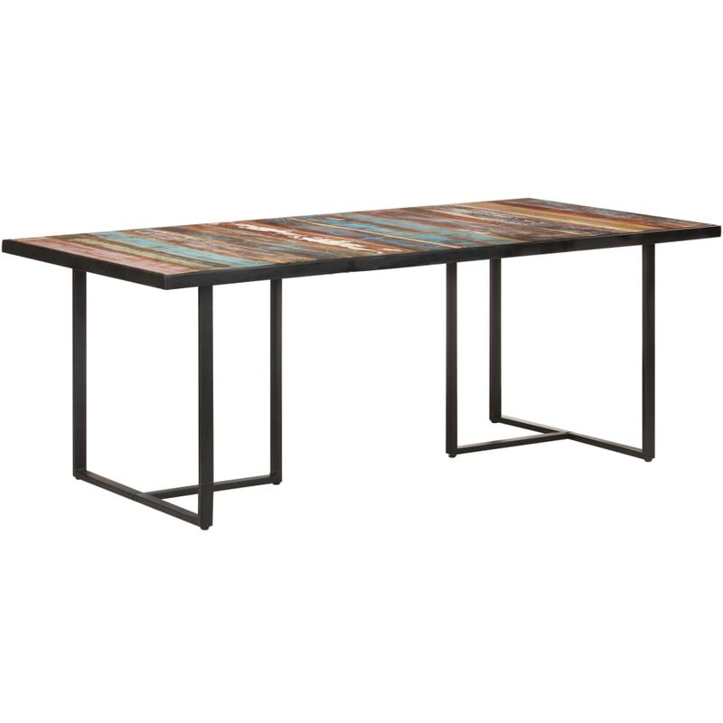 

BHD - Mesa de comedor de madera maciza reciclada 200 cm