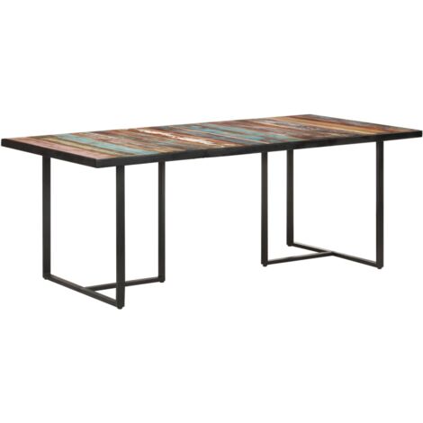 Mesa de comedor de madera maciza reciclada 200 cm vidaXL