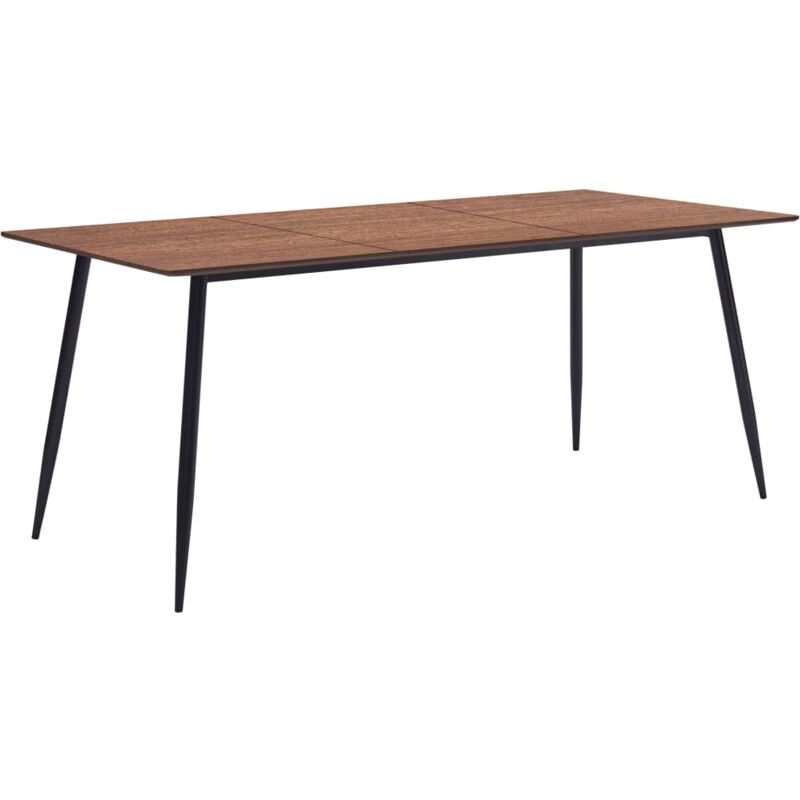 

vidaXL Mesa de Comedor de MDF Marrón 200x100x75 cm - Marrón