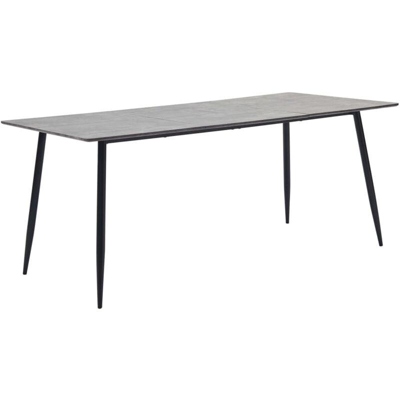 

vidaXL Mesa de Comedor de MDF Gris 180x90x75 cm - Gris