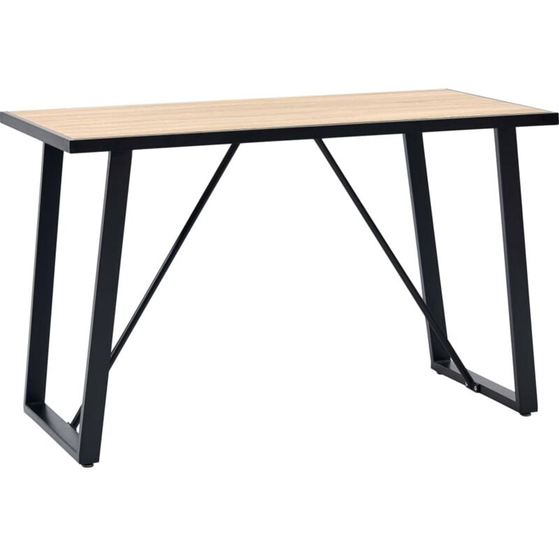 

vidaXL Mesa de Comedor de MDF Color Roble 120x60x75 cm - Marrón
