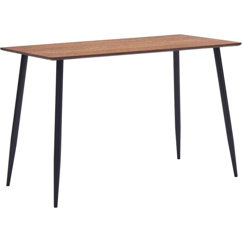 

vidaXL Mesa de Comedor de MDF Marrón 120x60x75 cm - Marrón