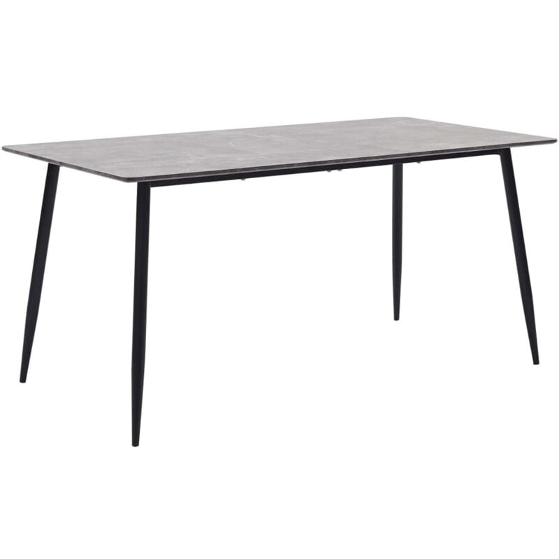 

vidaXL Mesa de Comedor de MDF Gris 140x70x75 cm - Gris