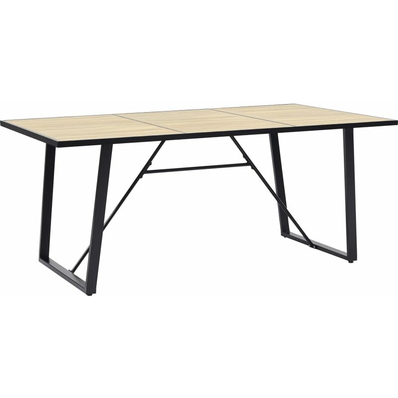 

Mesa de comedor de MDF color roble 200x100x75 cm
