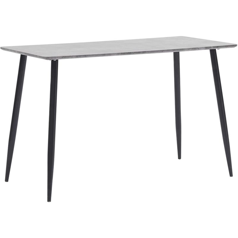 

BHD - Mesa de comedor de MDF gris 120x60x75 cm