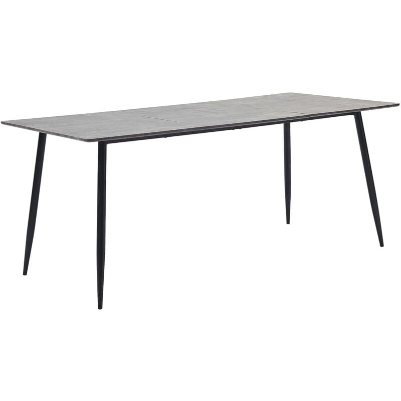 

Mesa de comedor de MDF gris 180x90x75 cm - Gris