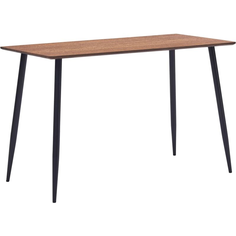 

Mesa de comedor de MDF marrón 120x60x75 cm - Marrón