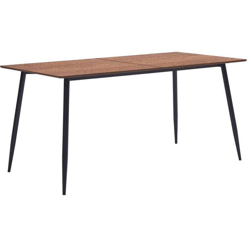 

Mesa de comedor de MDF marron 140x70x75 cm