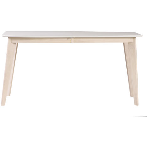 Mesa de comedor extensible de madera clara 120/150 x 75 cm MADOX 