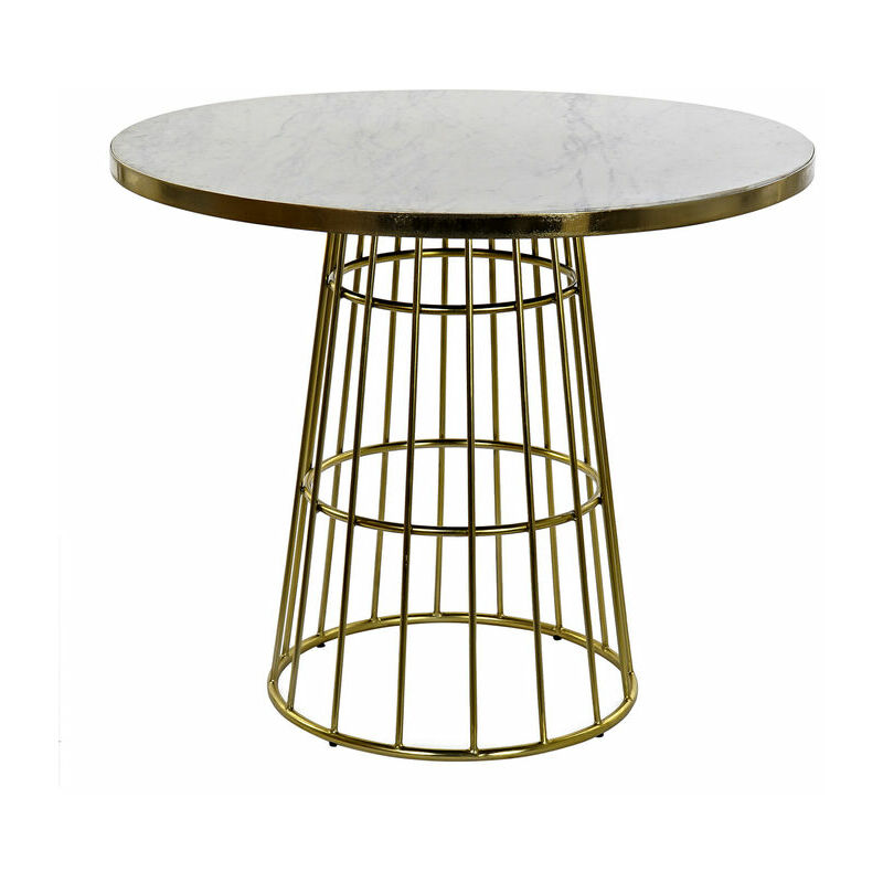 

BHD - Mesa de Comedor DKD Home Decor Mármol Hierro (90 x 90 x 75.5 cm)