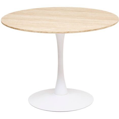 Mesa de comedor Elias blanca D102x76cm - Atmosphera créateur d'intérieur