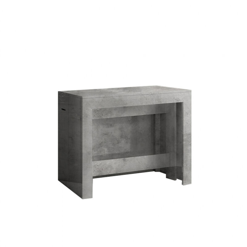 

Mesa de comedor extensible 90-300 x 51 cm consola diseño moderno Pratika Bronx