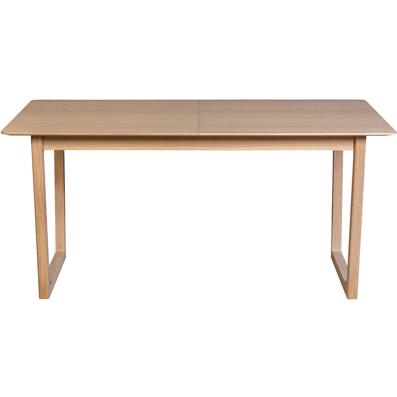 

Mesa de comedor extensible chapado roble L160-240 cm LAHO