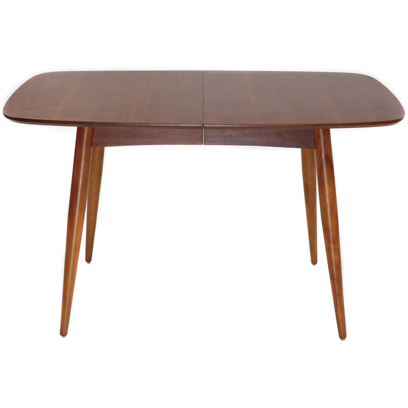 

Mesa de comedor extensible en nogal natural L130-160 cm NORDECO