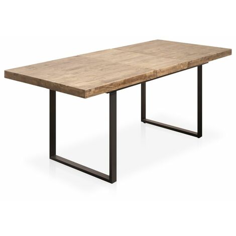 Mesa de comedor extensible Natural