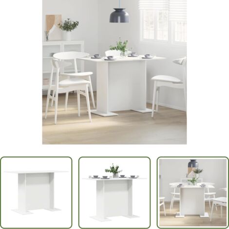 Mesa de comedor exterior -  Mesa de Comedor 110 x 60 x 75 cm Madera de ingeniería