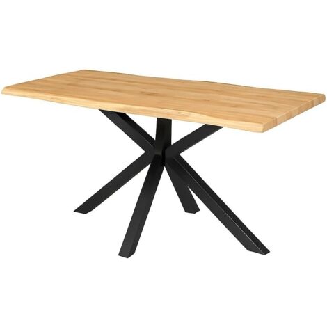 Mesa de Comedor Fija NORDIC 140x90cm  Efecto Madera Natural