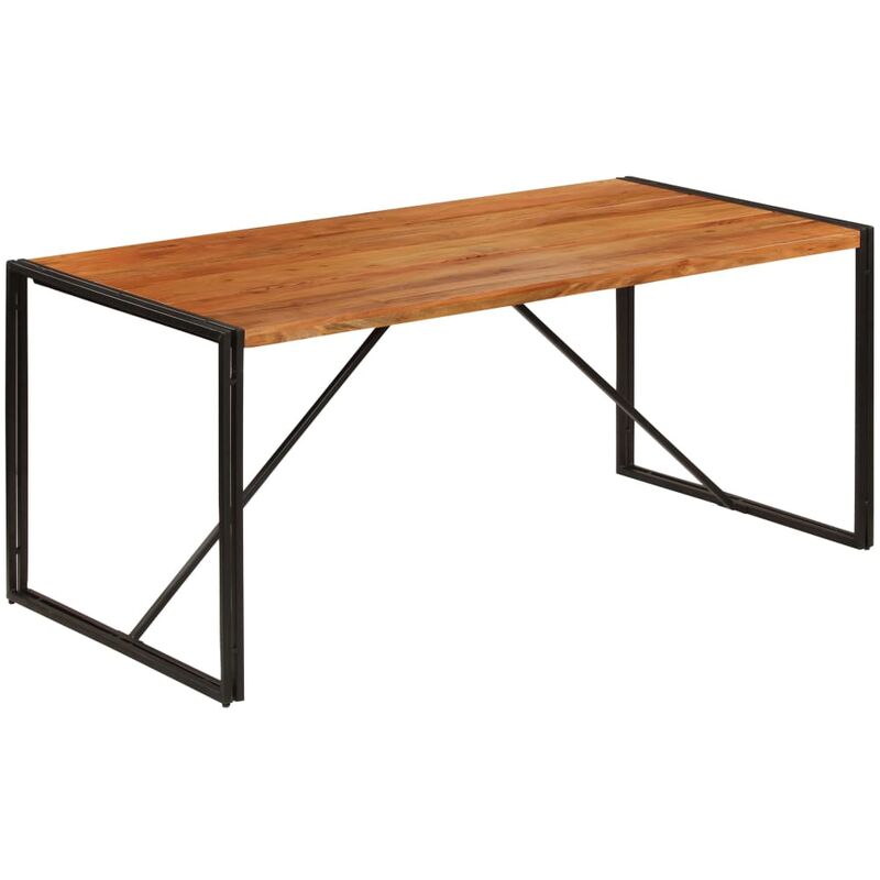 

Mesa de comedor madera acacia acabado de sheesham 180x90x76 cm