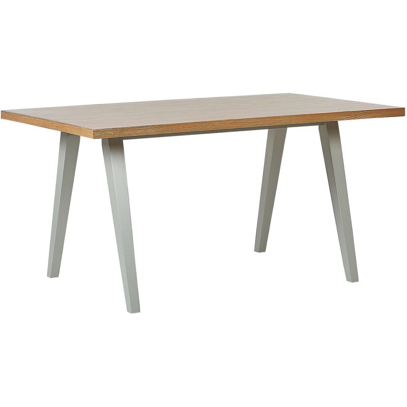 

Mesa de comedor madera clara/gris 150x90 cm LENISTER