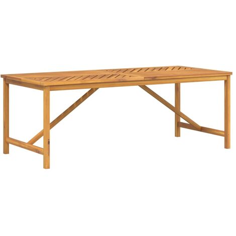 Mesa de comedor madera maciza de acacia 200x90x74 cm vidaXL
