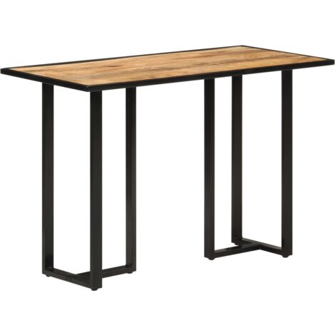 Mesa de comedor madera maciza de mango 110x55x75,5 cm vidaXL