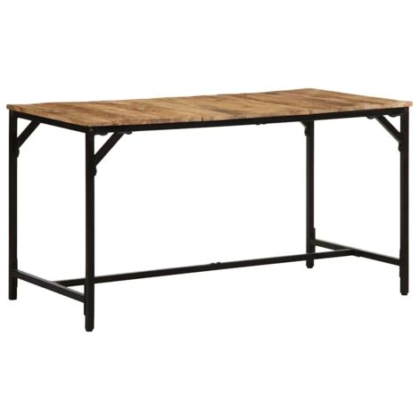 Mesa de comedor madera maciza de mango 140x70x75 cm vidaXL