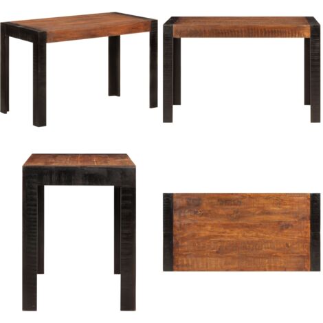 Mesa de comedor madera maciza de mango marrón miel 120x60x76 cm - Madera maciza - Mango