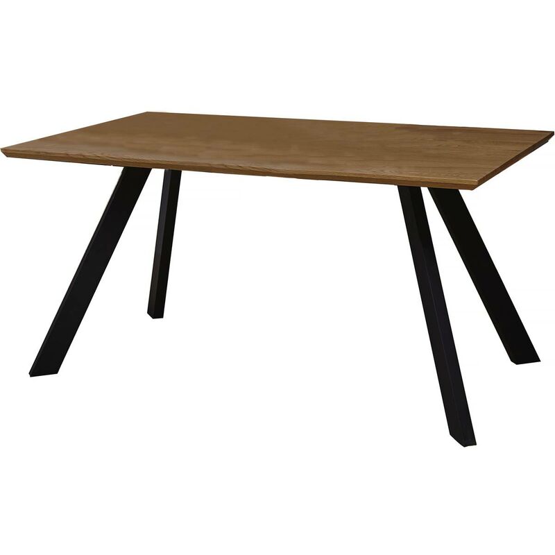 

Mesa de Comedor Manhattan Roble / Negro - 160 x 90 x 75,5 cm