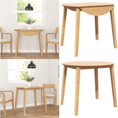 Mesa de comedor natural madera maciza roble caucho - Madera de caucho - Mesa de trabajo