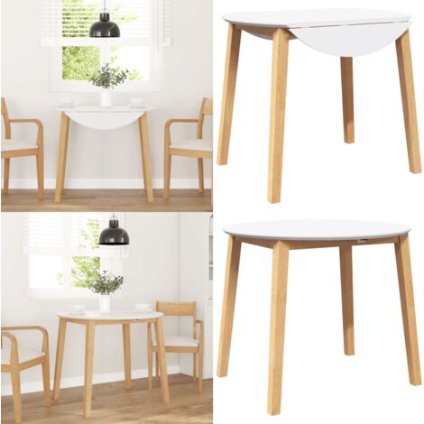 Mesa de comedor natural madera maciza roble caucho - Mesa de trabajo - Mesa de comedor natural