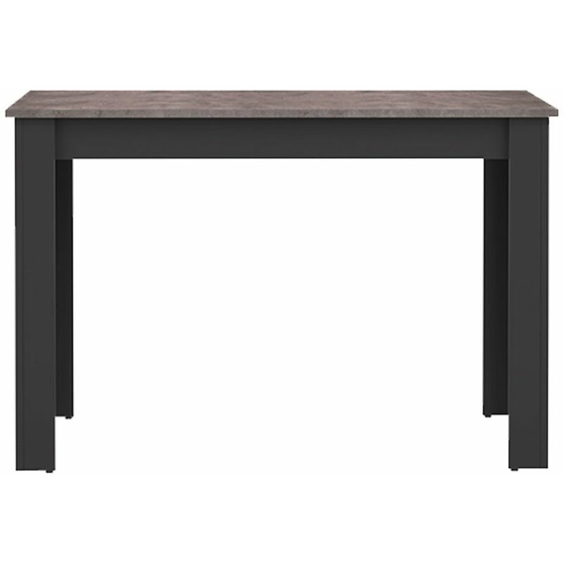 

Mesa de comedor NICE negro y hormigón, 110 x 70 x 73 - negro y hormigón