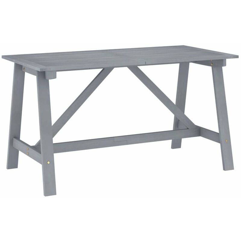 

Mesa de comedor para jardin madera maciza acacia 140x70x73,5 cm