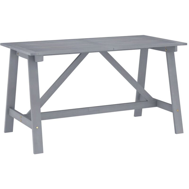 

Mesa de comedor para jardin madera maciza acacia 140x70x73,5 cm