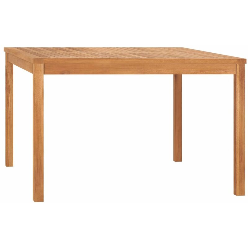 

Mesa de comedor para jardin madera maciza de teca 120x120x77 cm